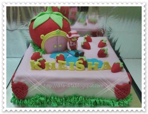 Strawberry Shortcake for Kheisha by DiFa Cakes