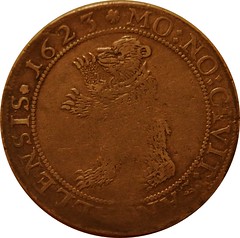 Bear on coin obverse