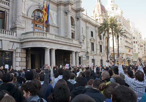 Protestas en Valencia