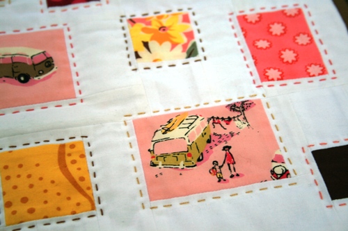 confetti mini quilt