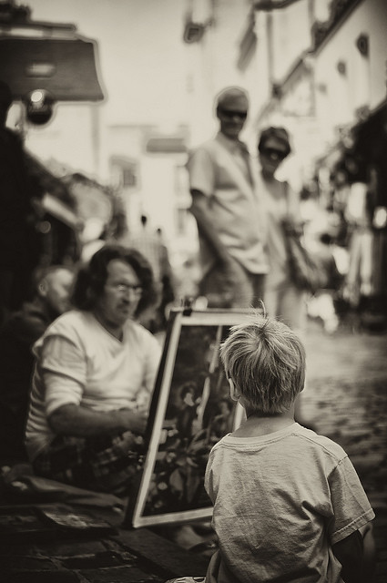 Creative black and white street photography by Borko Todorovski