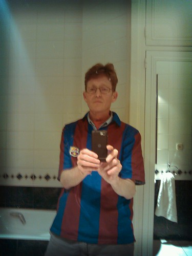 Still wearing my Barca shirt with pride by simonharrisbcn