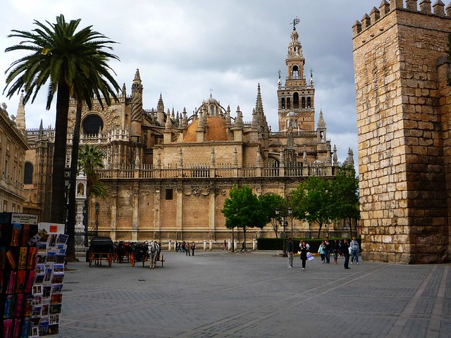 Sevilla Kathedrale Stil Besucher Andalusien