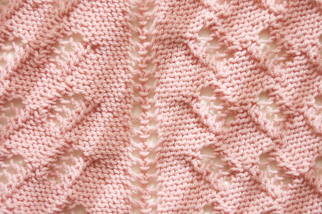 bulky pink shawl