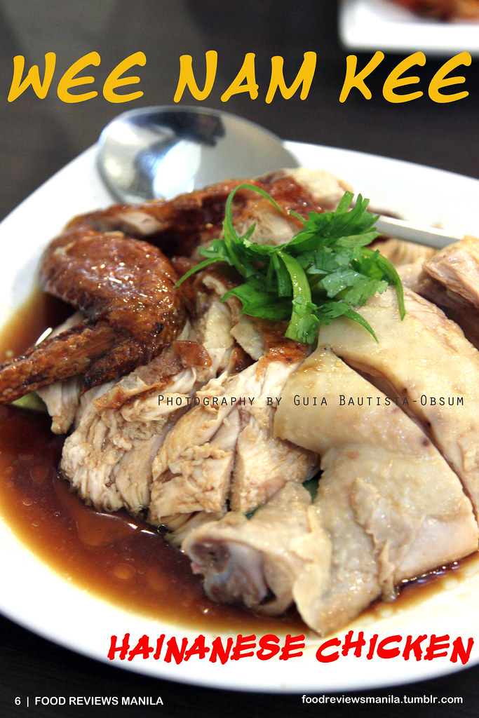 Hainanese Chicken from Wee Nam Kee