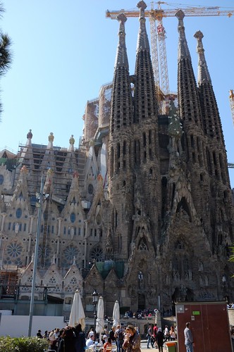 outside of La Sagrada Família