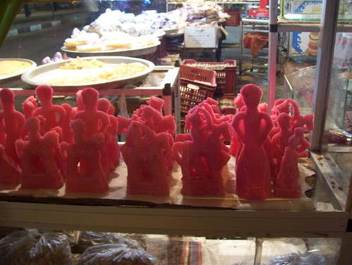 Sugar figures on sale in Luxor