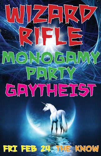 2/24/12 WizardRifle/MonogamyParty/Gaythiest