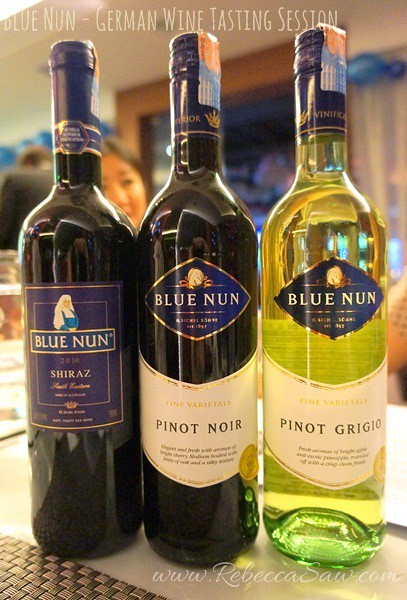 BLue Nun wine tasting - German wines