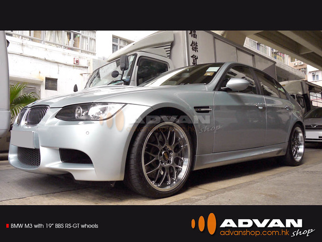 BMW M3 with 19 BBS RSGT wheels