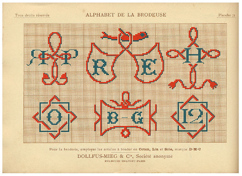 014-Alphabet de la Brodeuse1932- Thérèse de Dillmont