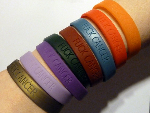 Fuck Cancer Bracelets - Mk4, Misc Colors