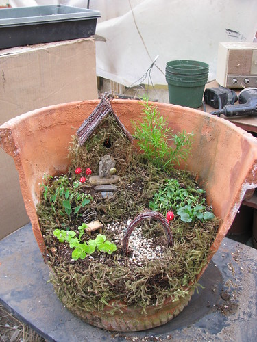 Clay Pot Fairy Garden