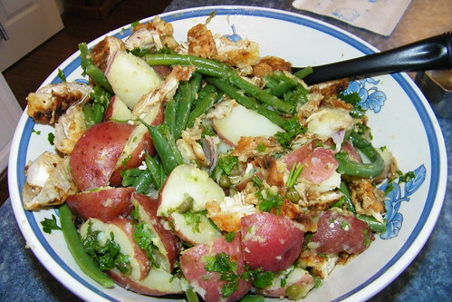 Warm Chicken Salad Piccata
