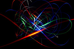 Abstract Light Trails