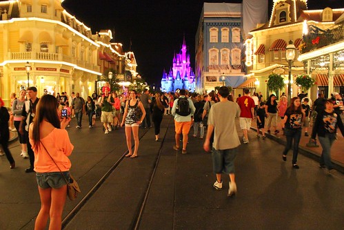 Around midnight on Main Street - One More Disney Day