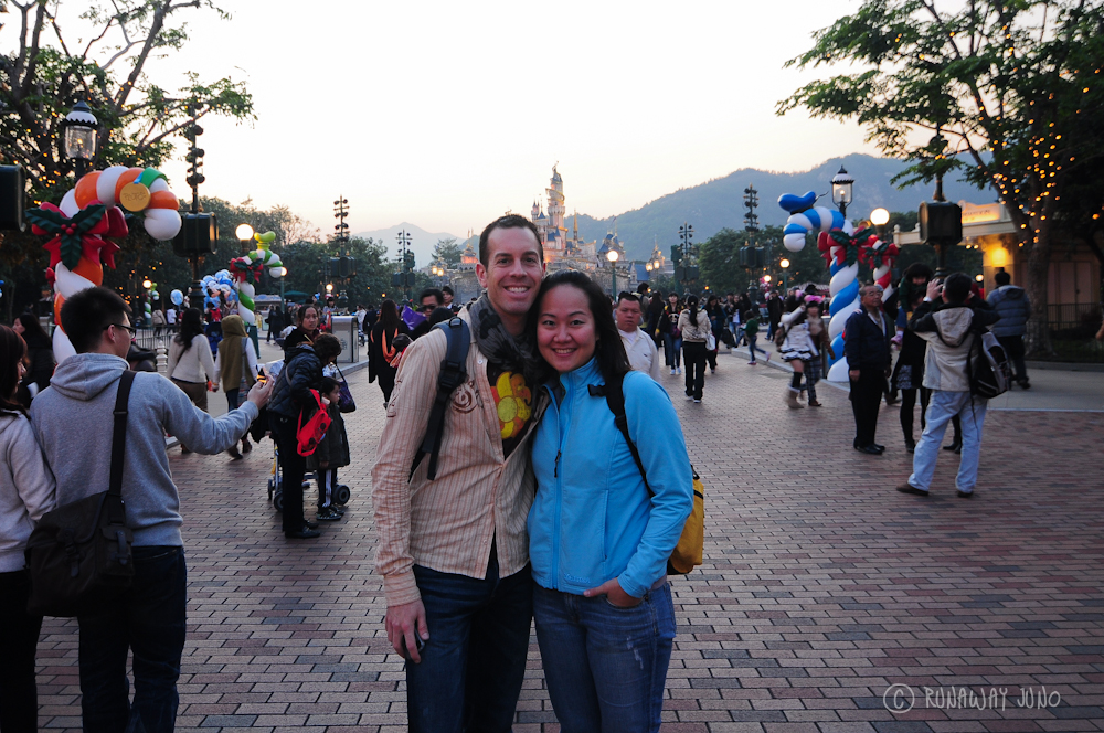 with Michael, at the main street USA