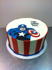 Captain America Birthday Cake on Captain America Birthday Cake