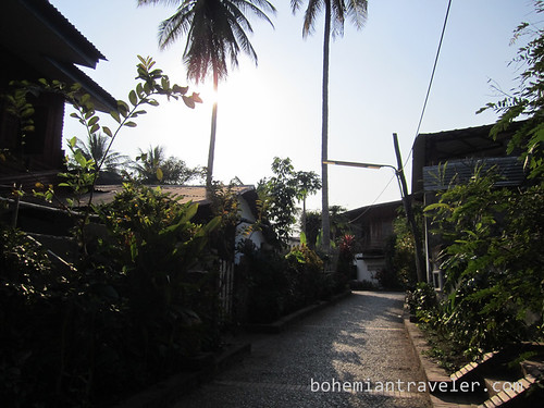 back street in Luang Prabang