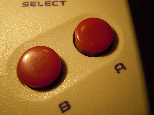 Game Fighter, Gameboy clone - B and A buttons