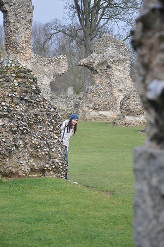 Abbey ruins in Bury