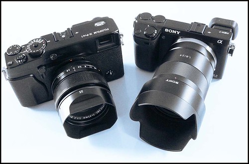 Fuji X-Pro 1 35mm f/1.4 lens Sony NEX-7 Zeiss 24mm f/1.8 lens