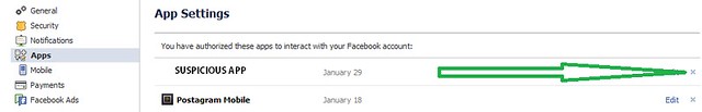 Facebook virus removal