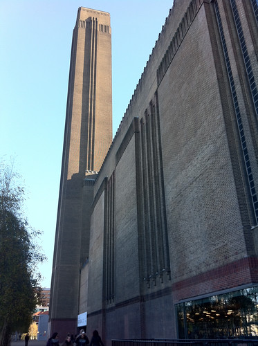towering image of the Tate Modern's central chimney