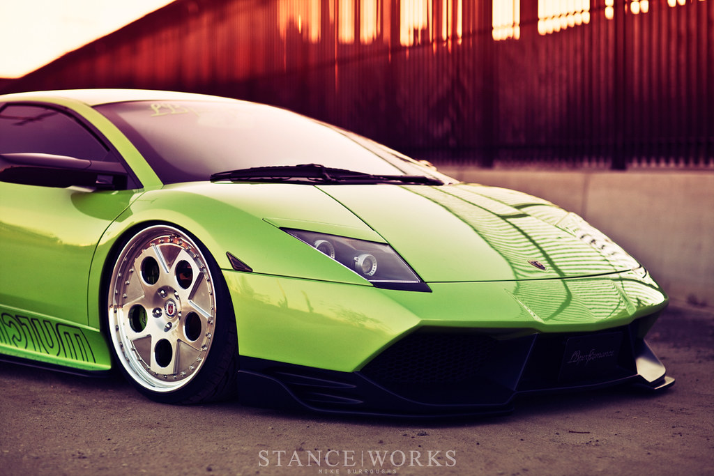 Lamborghini Murcielago Green HRE Vintage by HRE Wheels on Flickr