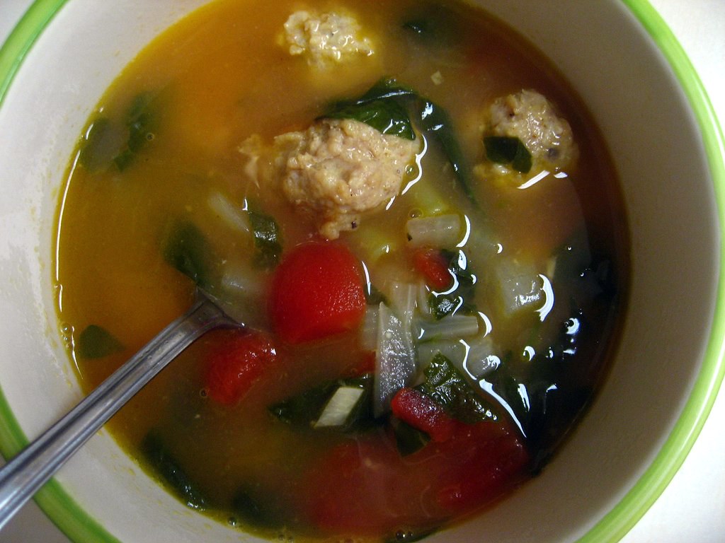 chicken meatball soup
