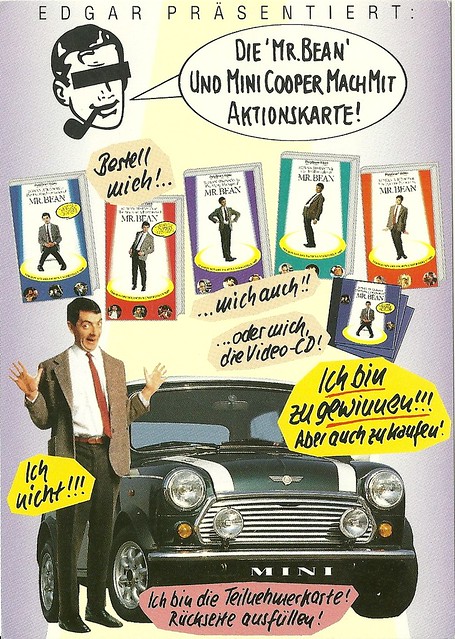German AD card Mr Bean Mini swap Sandramr