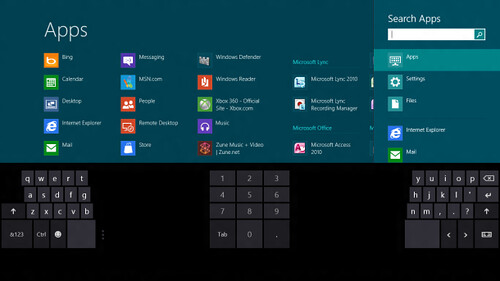 Keyboard Virtual - Windows 8 Consumer Preview