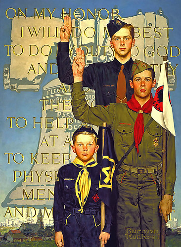 1953 ... 'On My Honor' - Norman Rockwell by x-ray delta one