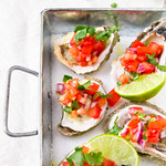 Grilled Oysters with Pico de Gallo