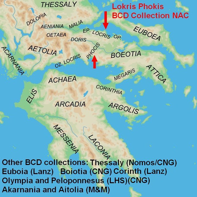 Southern Ancient Greece and the BCD collections of ancient coins