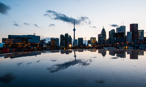 Toronto Zoom Zoom Reflection by PJMixer