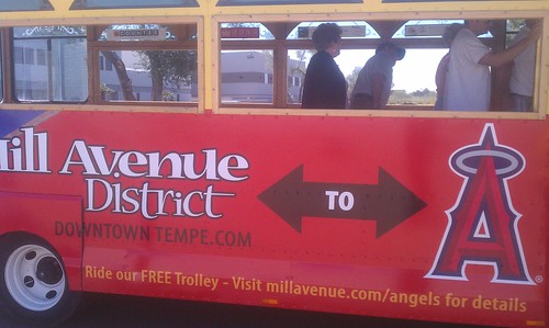 Angels Spring Training Trolley in Tempe