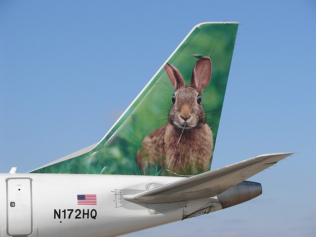 FRONTIER E190 N172HQ ehh what's up doc