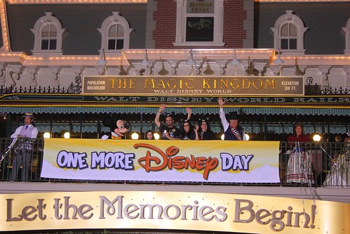 One More Disney Day welcome ceremony