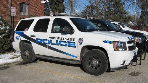Hillside Police Department Chevrolet Tahoe S.U.V  Patrol Car.  Hillside Illinois USA. February 2012. by Eddie from Chicago