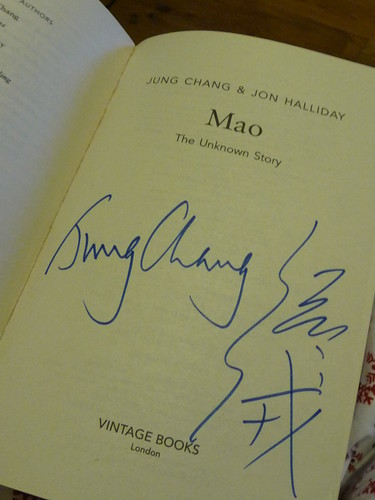 Jung Chang signed book