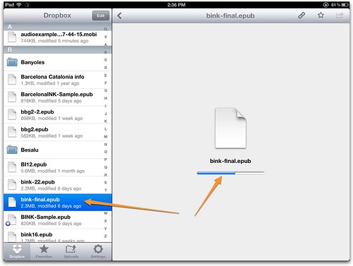 sideloading ebook to iOS