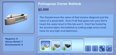 Pythagoras Corner Bathtub