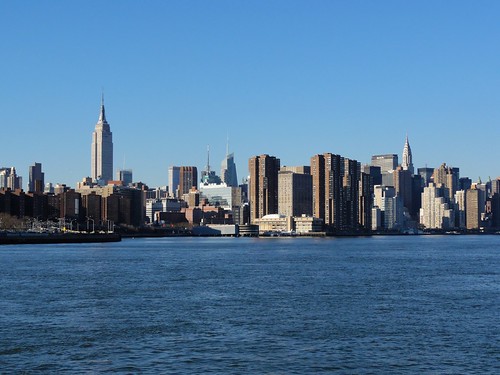 View of Manhattan from the East River