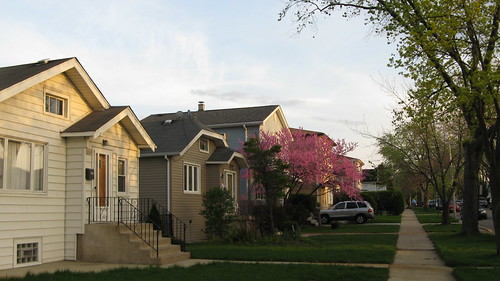 A lovely Springtime evening. Elmwood Park Illinois USA. Late March 2012. by Eddie from Chicago