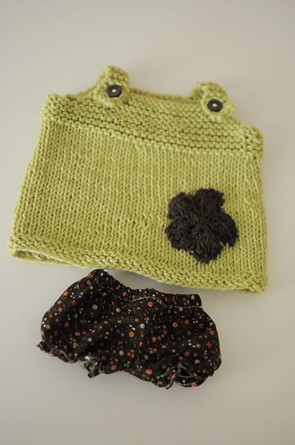 knit dress & bloomers
