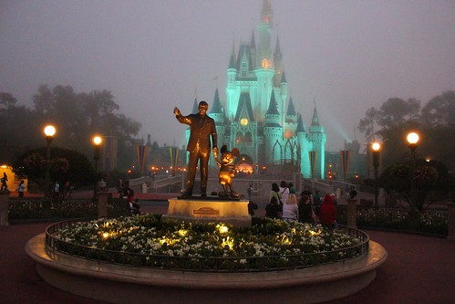 Foggy Cinderella Castle