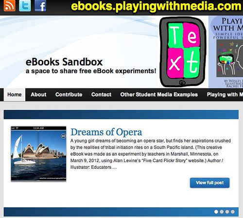 eBooks Sandbox &raquo; a space to share free eBook experiments!
