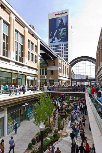 City Creek Center Mall on Opening Weekend