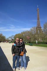 chuck and me and the eiffel tower